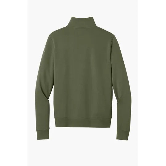 Nike Women's Club Fleece Sleeve Swoosh 1/2-Zip — view 28