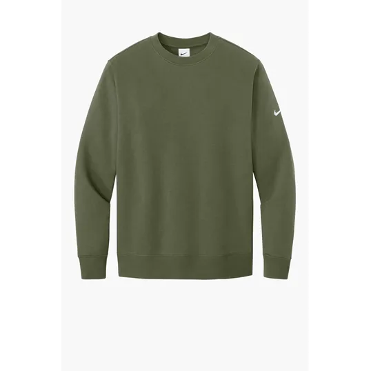 Nike Club Fleece Sleeve Swoosh Crew — view 8