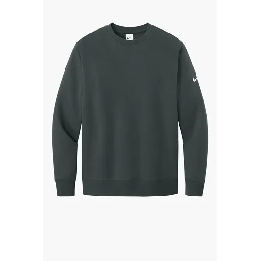 Nike Club Fleece Sleeve Swoosh Crew — view 2
