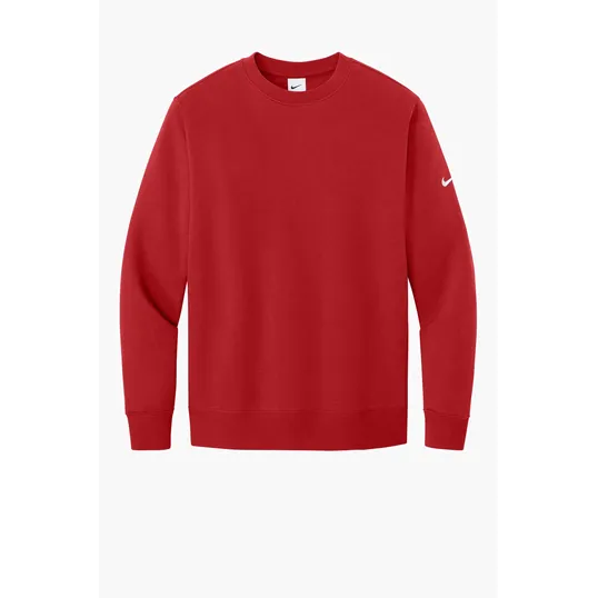 Nike Club Fleece Sleeve Swoosh Crew — view 9