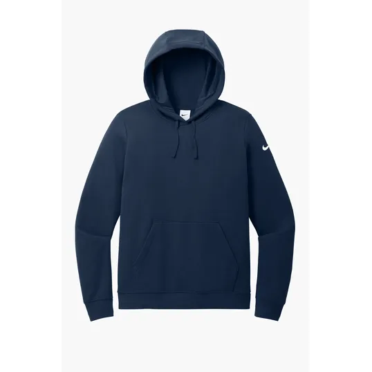 Nike Women's Club Fleece Sleeve Swoosh Pullover Hoodie — view 10