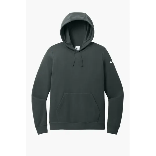 Nike Women's Club Fleece Sleeve Swoosh Pullover Hoodie — view 2