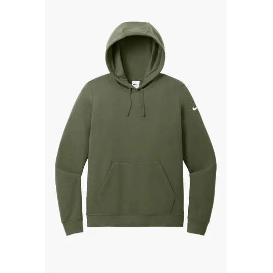 Nike Women's Club Fleece Sleeve Swoosh Pullover Hoodie — view 11