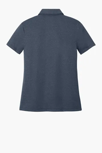 Nike Women's Dri-FIT Smooth Heather Polo — view 7