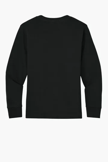 Next Level Apparel Youth Cotton Long Sleeve Tee — view 8