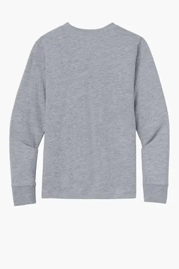 Next Level Apparel Youth Cotton Long Sleeve Tee — view 9