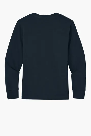 Next Level Apparel Youth Cotton Long Sleeve Tee — view 10