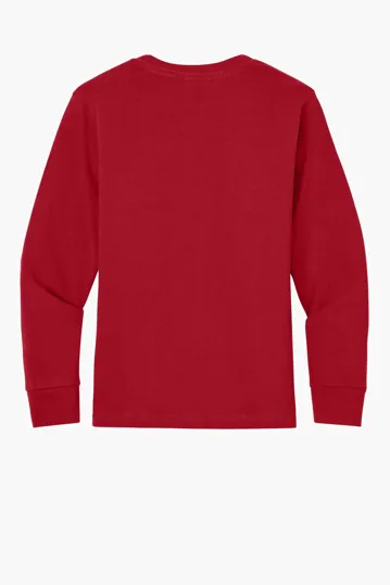 Next Level Apparel Youth Cotton Long Sleeve Tee — view 11