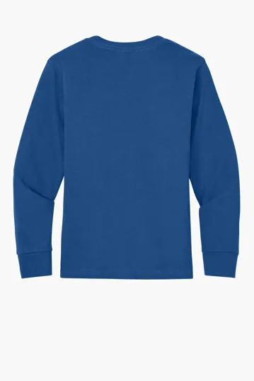 Next Level Apparel Youth Cotton Long Sleeve Tee — view 12