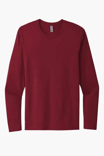 Next Level Apparel Cotton Long Sleeve Tee — view 3