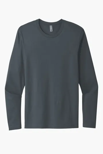 Next Level Apparel Cotton Long Sleeve Tee — view 7