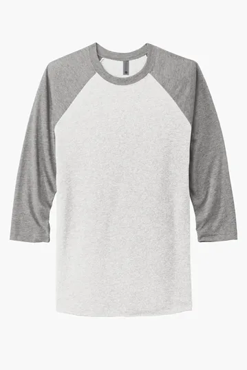 Next Level Apparel Adult Tri-Blend 3/4-Sleeve Raglan Tee — view 3