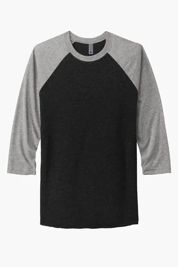 Next Level Apparel Adult Tri-Blend 3/4-Sleeve Raglan Tee — view 4
