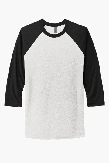 Next Level Apparel Adult Tri-Blend 3/4-Sleeve Raglan Tee — view 5