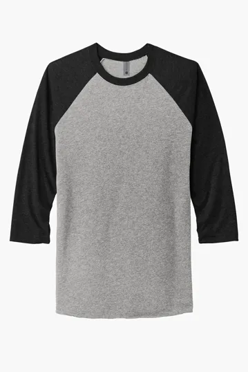 Next Level Apparel Adult Tri-Blend 3/4-Sleeve Raglan Tee — view 6