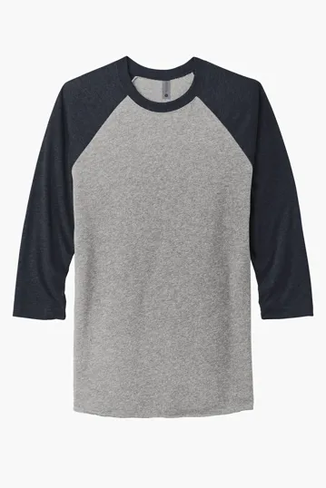 Next Level Apparel Adult Tri-Blend 3/4-Sleeve Raglan Tee — view 7