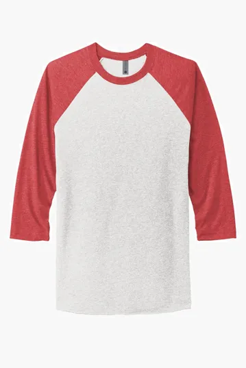 Next Level Apparel Adult Tri-Blend 3/4-Sleeve Raglan Tee — view 9