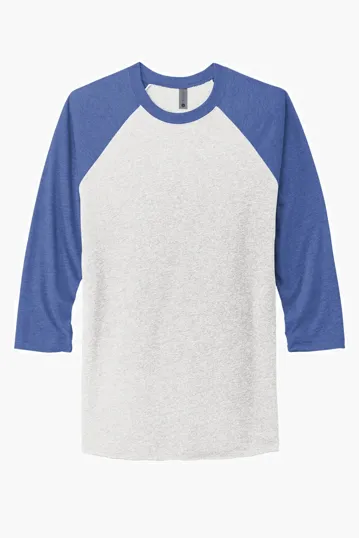 Next Level Apparel Adult Tri-Blend 3/4-Sleeve Raglan Tee — view 11