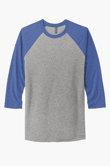 Next Level Apparel Adult Tri-Blend 3/4-Sleeve Raglan Tee — view 12