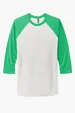 Next Level Apparel Adult Tri-Blend 3/4-Sleeve Raglan Tee — view 2