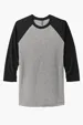 Next Level Apparel Adult Tri-Blend 3/4-Sleeve Raglan Tee — view 6