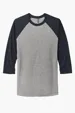 Next Level Apparel Adult Tri-Blend 3/4-Sleeve Raglan Tee — view 7