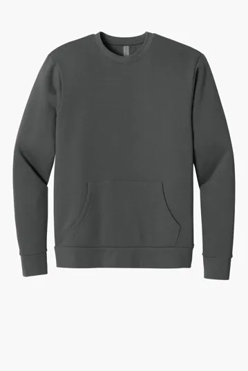 Next Level Apparel Santa Barbara Pocket Sweatshirt — view 3