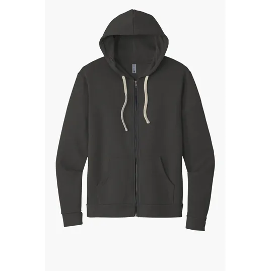 Next Level Apparel Adult Santa Barbara Zip Hoodie — view 3