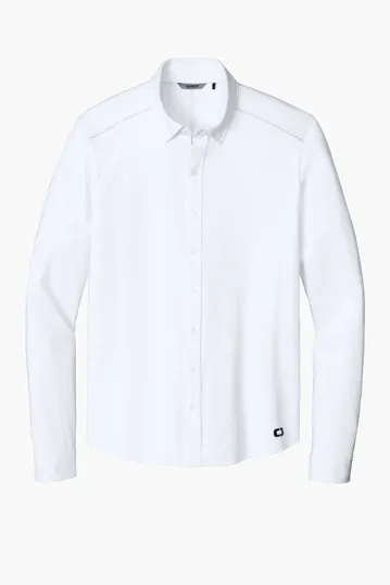 OGIO Code Stretch Long Sleeve Button-Up — view 3