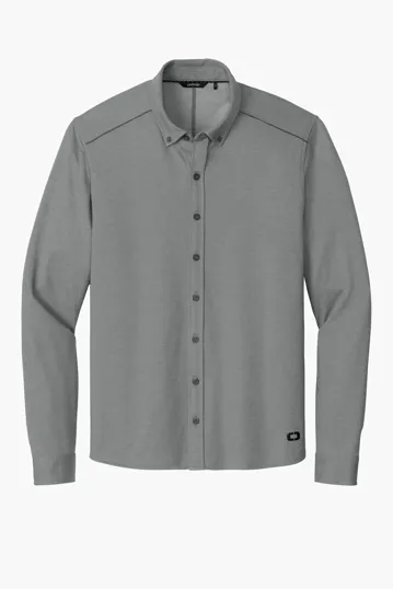 OGIO Code Stretch Long Sleeve Button-Up — view 4
