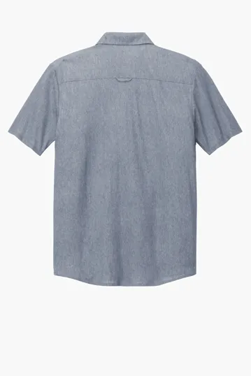 OGIO Extend Short Sleeve Button-Up Knit Shirt — view 7