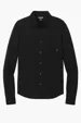 OGIO Extend Long Sleeve Button-Up Knit Shirt — view 3
