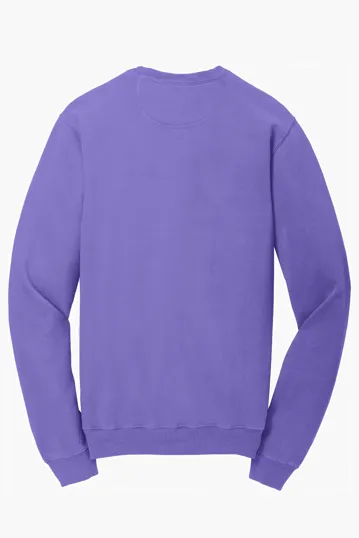 Port & Co Beach Wash Garment-Dyed Crewneck Sweatshirt — view 20