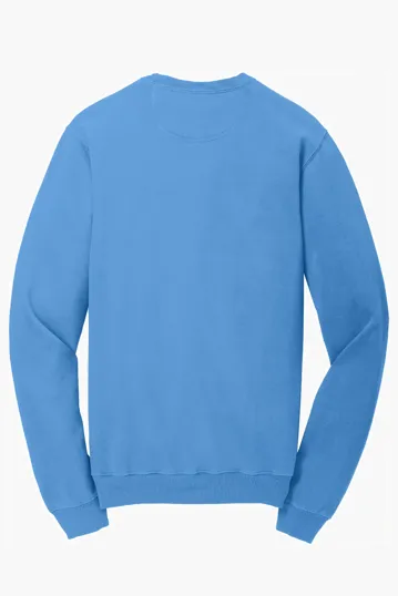 Port & Co Beach Wash Garment-Dyed Crewneck Sweatshirt — view 21