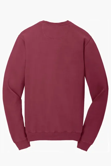 Port & Co Beach Wash Garment-Dyed Crewneck Sweatshirt — view 28