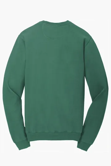 Port & Co Beach Wash Garment-Dyed Crewneck Sweatshirt — view 30