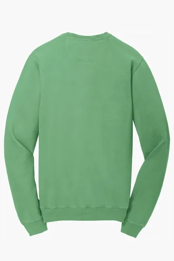 Port & Co Beach Wash Garment-Dyed Crewneck Sweatshirt — view 34