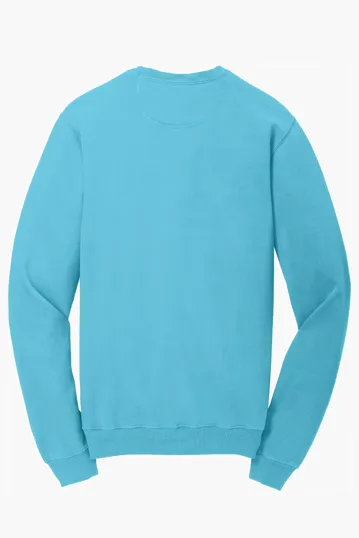 Port & Co Beach Wash Garment-Dyed Crewneck Sweatshirt — view 35