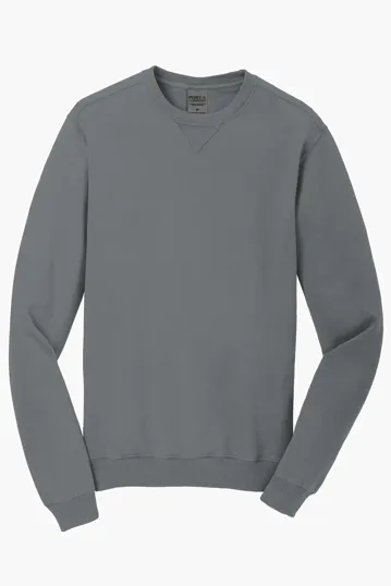 Port & Co Beach Wash Garment-Dyed Crewneck Sweatshirt — view 14