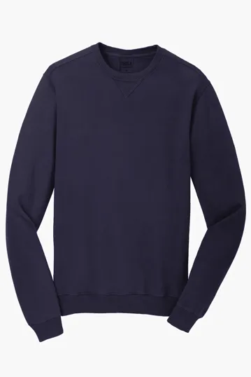 Port & Co Beach Wash Garment-Dyed Crewneck Sweatshirt — view 18