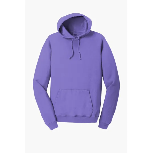 Port & Co Beach Wash Garment-Dyed Pullover Hooded Sweatshirt — view 2