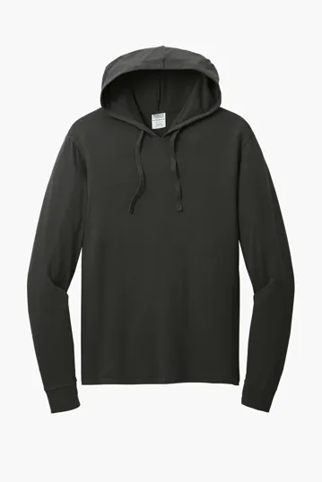 Port & Co Beach Wash Garment-Dyed Pullover Hooded Tee — view 2