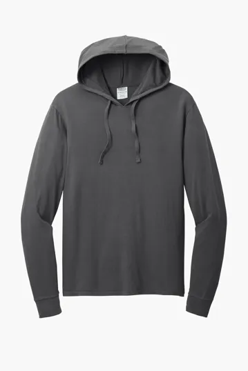 Port & Co Beach Wash Garment-Dyed Pullover Hooded Tee — view 3