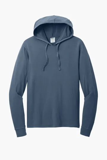Port & Co Beach Wash Garment-Dyed Pullover Hooded Tee — view 4