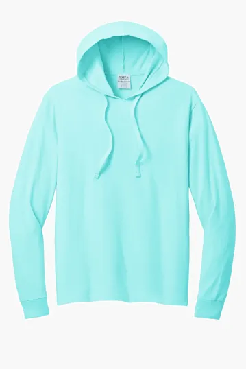 Port & Co Beach Wash Garment-Dyed Pullover Hooded Tee — view 5