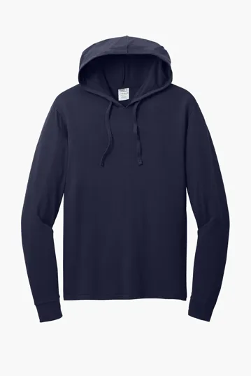 Port & Co Beach Wash Garment-Dyed Pullover Hooded Tee — view 7