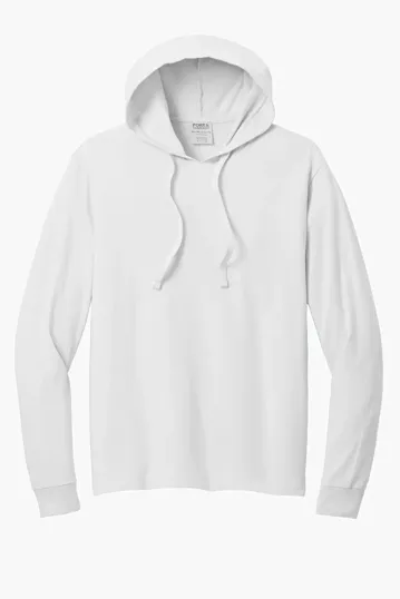 Port & Co Beach Wash Garment-Dyed Pullover Hooded Tee — view 8