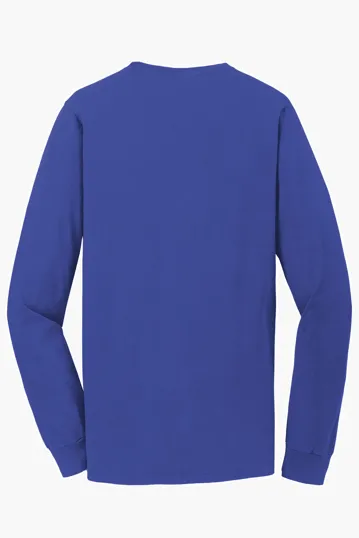 Port & Co Beach Wash Garment-Dyed Long Sleeve Tee — view 31