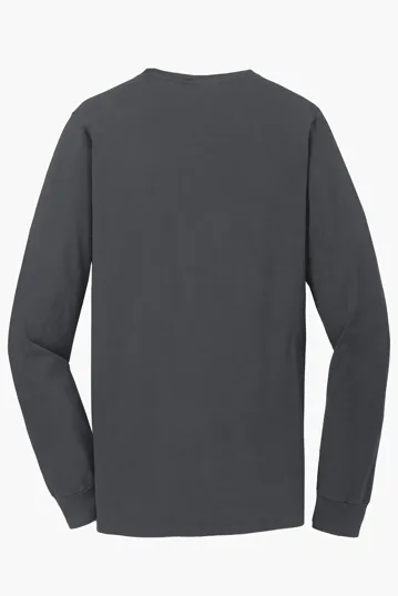 Port & Co Beach Wash Garment-Dyed Long Sleeve Tee — view 32