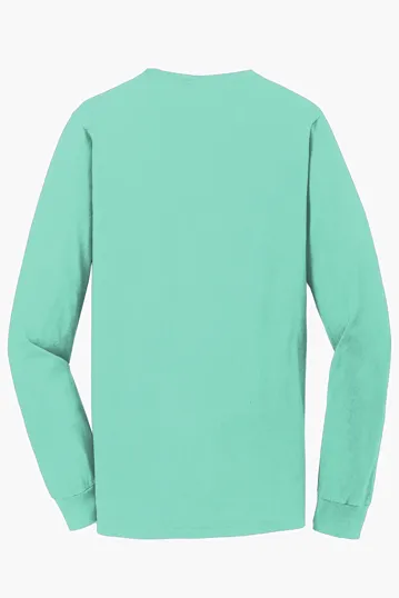 Port & Co Beach Wash Garment-Dyed Long Sleeve Tee — view 33